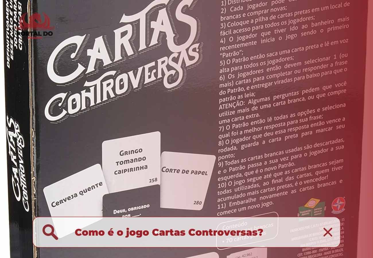 Conheça o jogo Cartas Controversas!