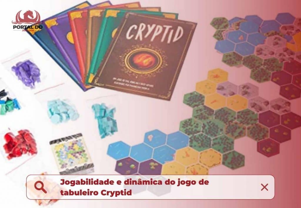 Jogabilidade e dinâmica do jogo de tabuleiro Cryptid