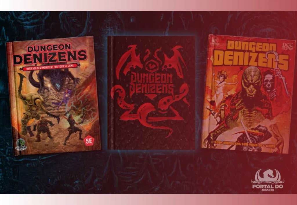 Bestiário de Dungeon Denizens: Quinhentos Monstros para DCC RPG e Dungeons & Dragons 5ª Edição! Fonte/Reprodução: Goodman Games