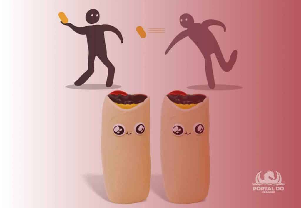 Conheça o jogo Throw Throw Burrito e veja como se divertir com seus amigos. Fonte/Reprodução: Galápagos