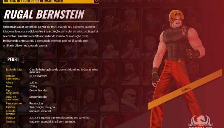 SNK traz site oficial de The King of Fighters em português! Fonte/Reprodução: SNK