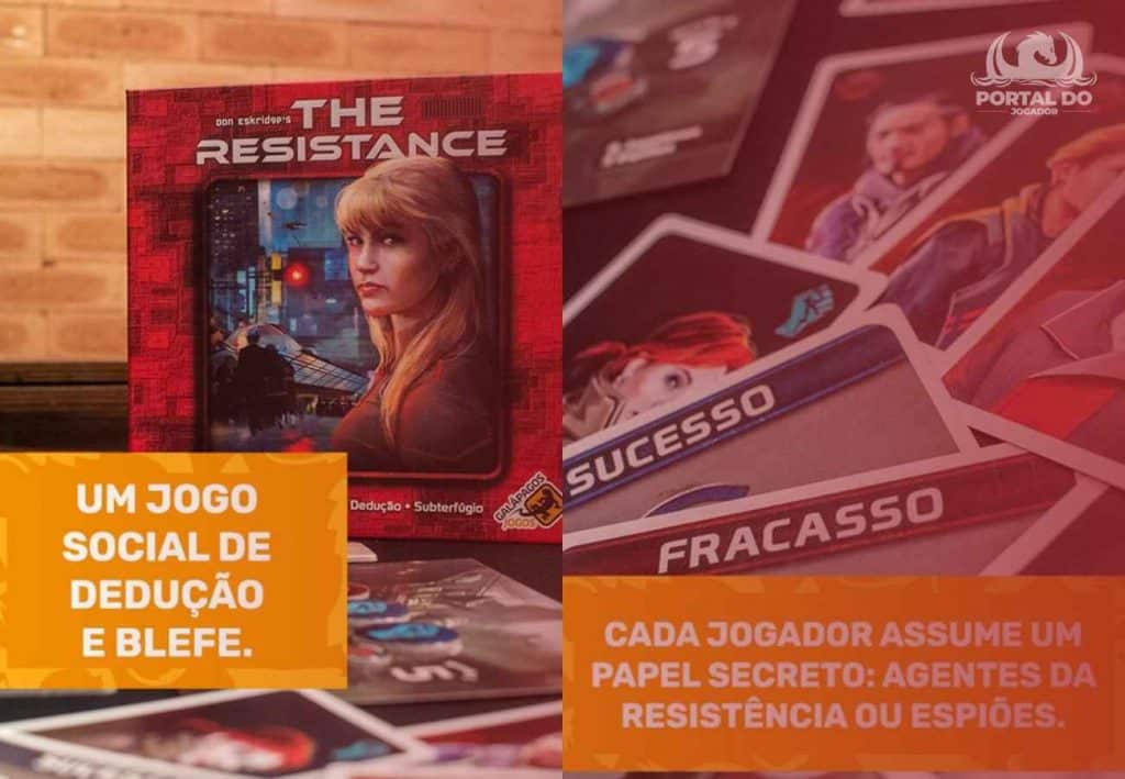 Saiba como jogar The Resistance. Fonte/Reprodução: Galápagos