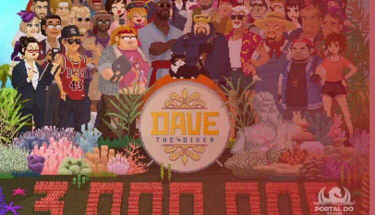Dave The Diver ultrapassa 3 milhões de vendas!